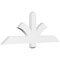 Ekena Millwork Redmond Architectural Grade PVC Gable Bracket, 48"W x 18"H x 2"D x 4"F, 9/12 Pitch GBP048X18X0204RED00 - alternate 1